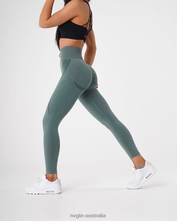 Women Contour Seamless Leggings 04060524 Forest Green Fitness NVGTN