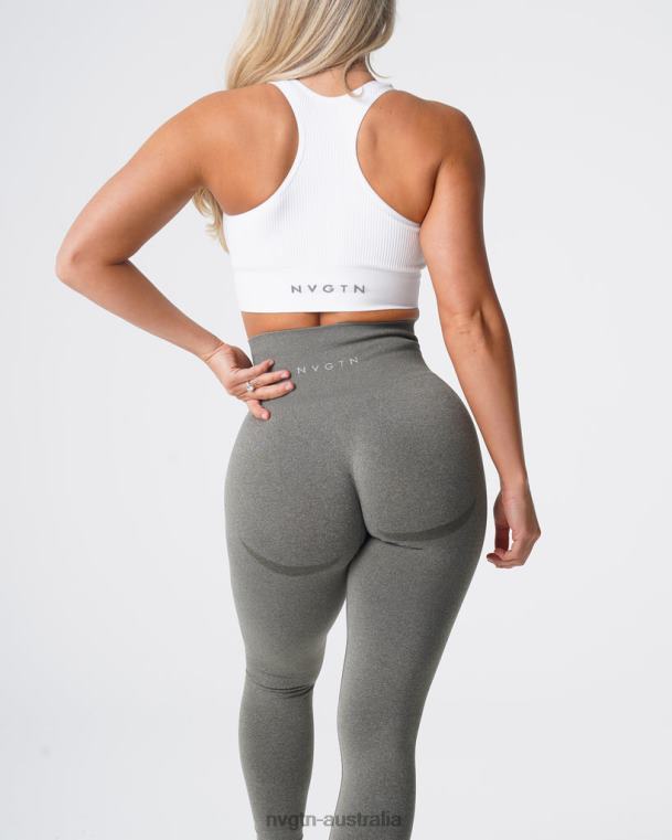 Women Contour Seamless Leggings 04060525 Khaki Green Fitness NVGTN