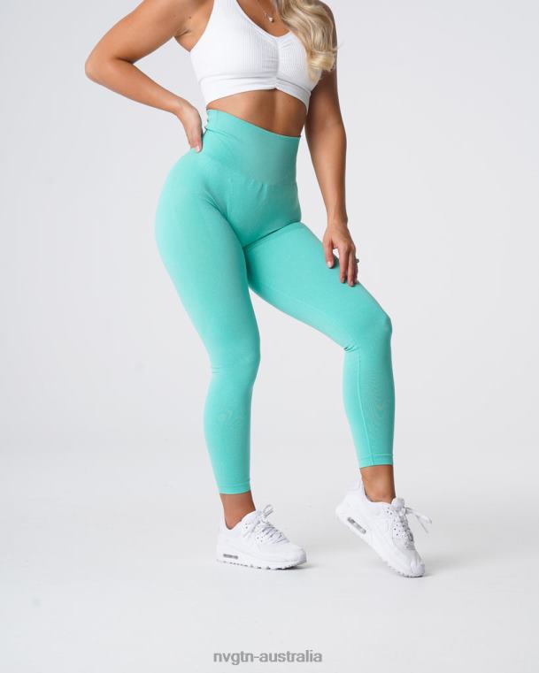 Women Contour Seamless Leggings 04060531 Mint Fitness NVGTN