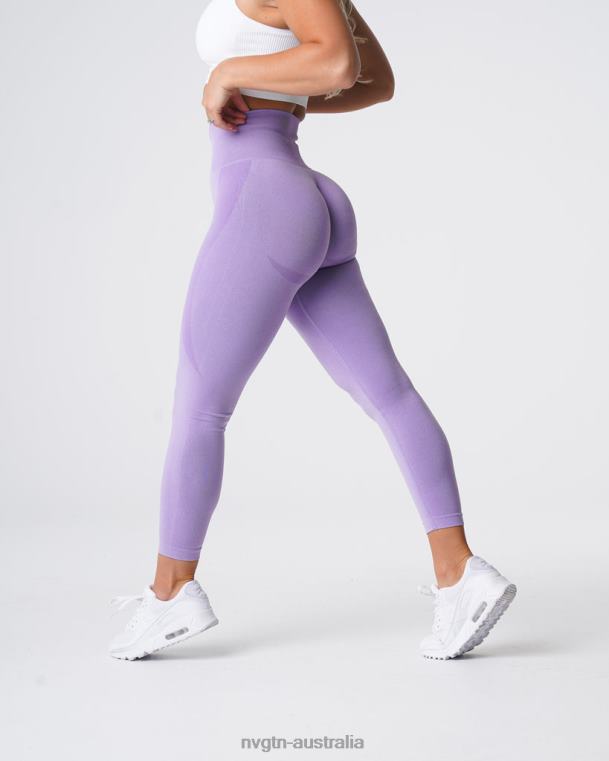 Women Contour Seamless Leggings 04060535 Lilac Fitness NVGTN