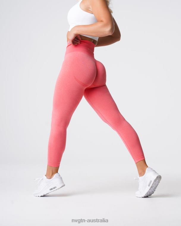 Women Curve Seamless Leggings 04060612 Coral Fitness NVGTN