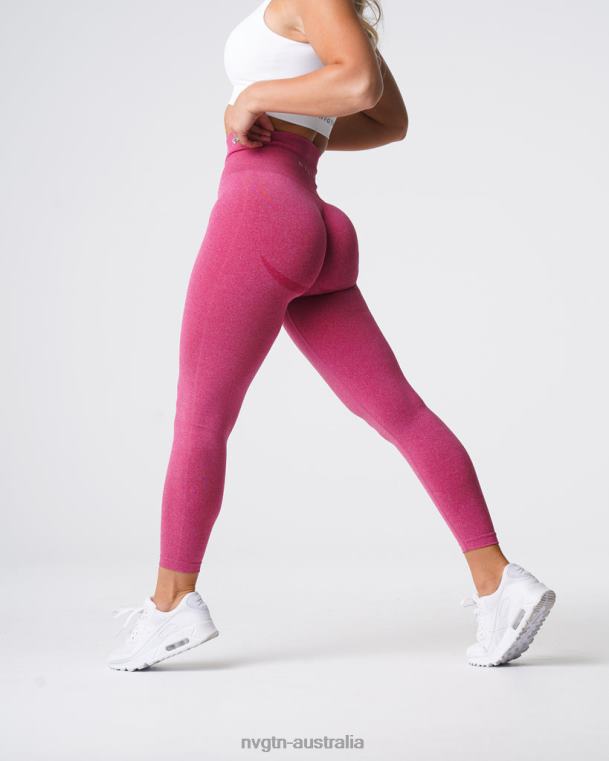 Women Curve Seamless Leggings 04060617 Crimson Fitness NVGTN