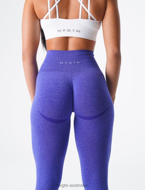 Women Curve Seamless Leggings 04060633 Electric Blue Fitness NVGTN