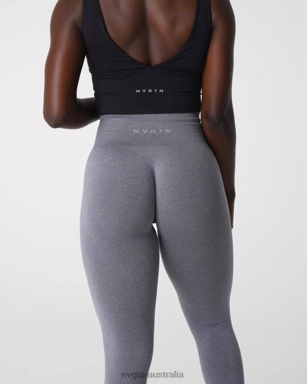 Women NV Seamless Leggings 04060579 Grey Fitness NVGTN