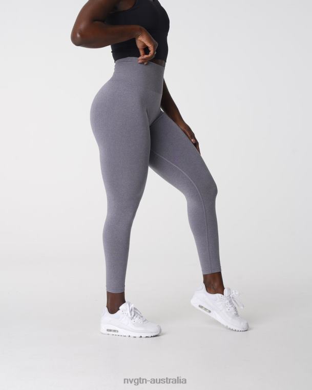 Women NV Seamless Leggings 04060579 Grey Fitness NVGTN