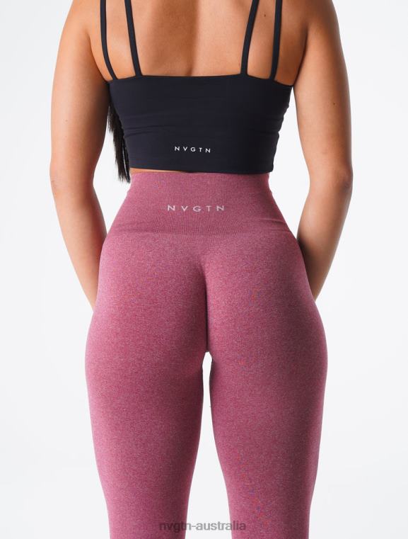 Women NV Seamless Leggings 04060580 Maroon Fitness NVGTN