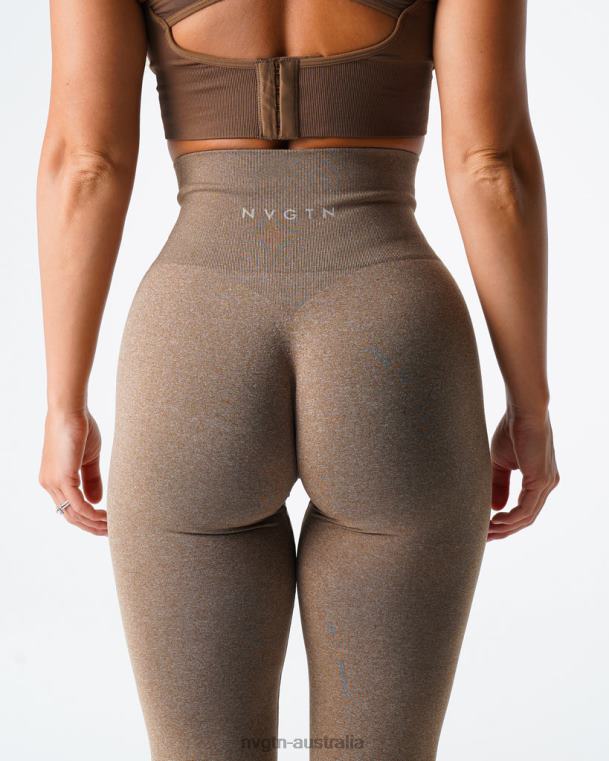 Women NV Seamless Leggings 04060582 Mocha Fitness NVGTN