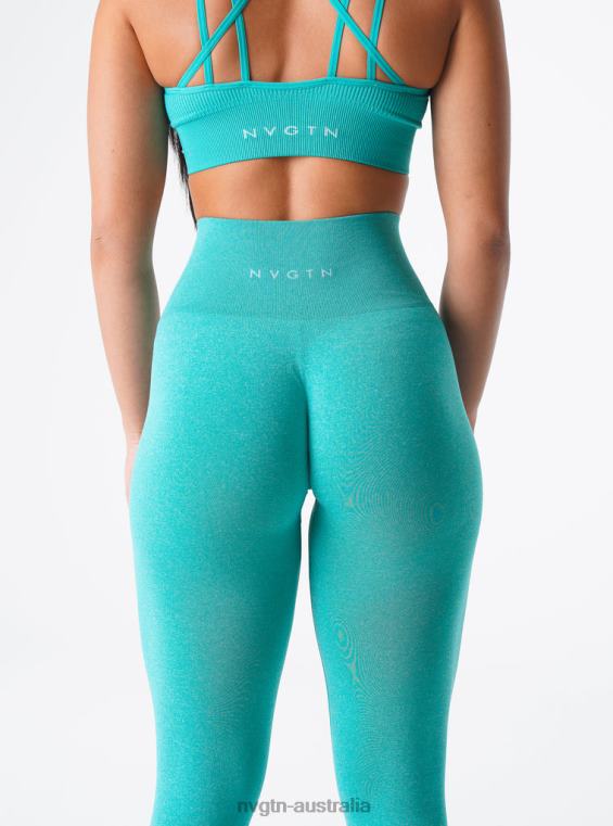 Women NV Seamless Leggings 04060585 Turquoise Fitness NVGTN