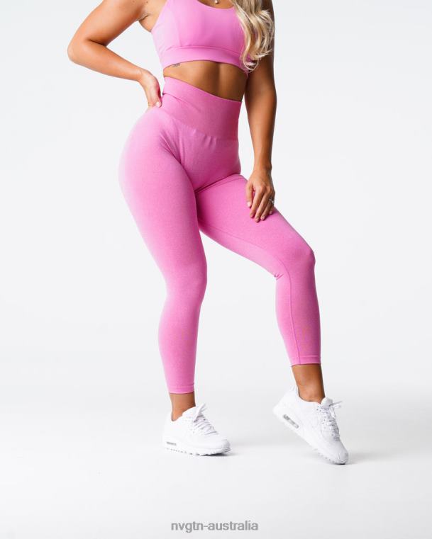 Women NV Seamless Leggings 04060587 Bubble Gum Pink Fitness NVGTN