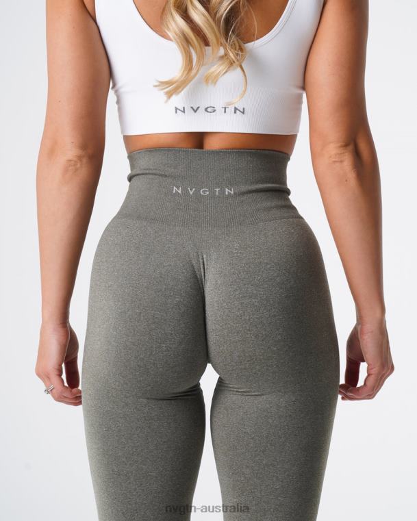 Women NV Seamless Leggings 04060588 Khaki Green Fitness NVGTN