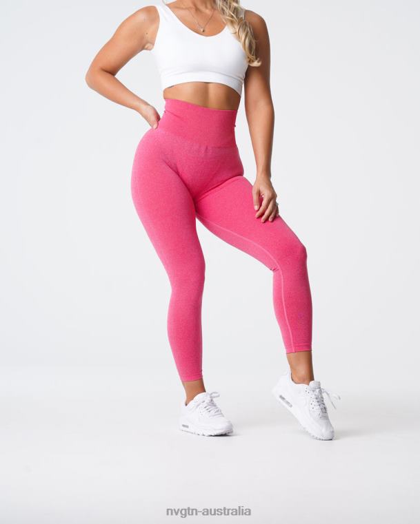 Women NV Seamless Leggings 04060590 Hot Pink Fitness NVGTN