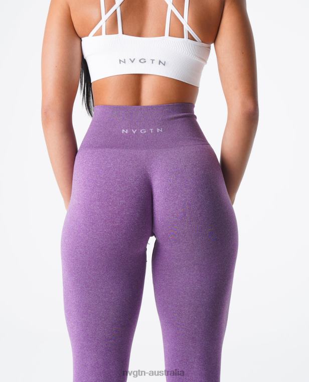 Women NV Seamless Leggings 04060599 Violet Fitness NVGTN