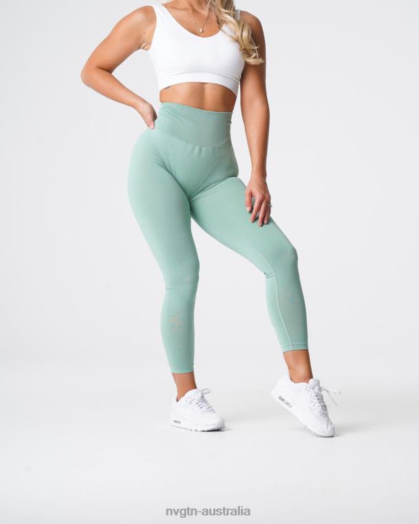 Women NV Seamless Leggings 04060602 Sage Green Fitness NVGTN
