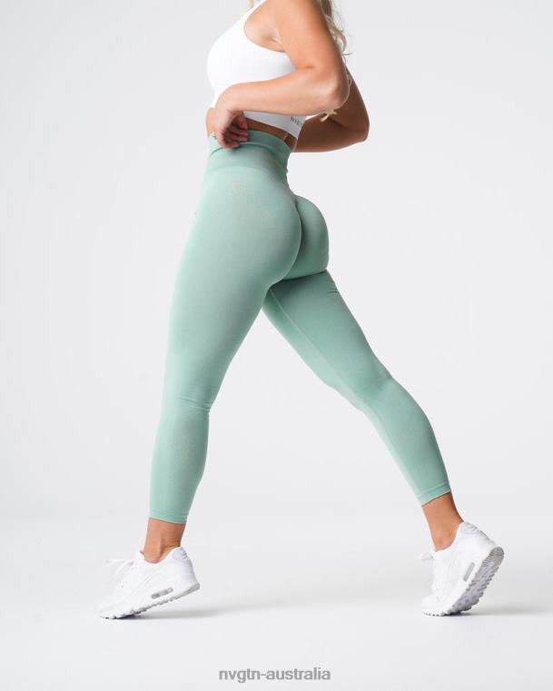 Women NV Seamless Leggings 04060602 Sage Green Fitness NVGTN