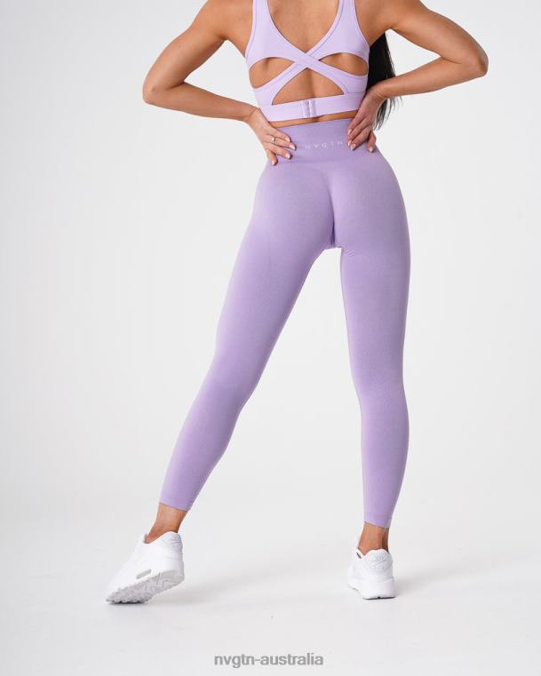 Women NV Seamless Leggings 04060603 Lilac Fitness NVGTN