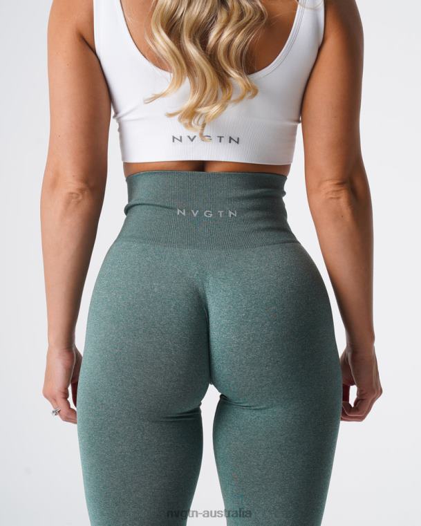Women NV Seamless Leggings 04060604 Forest Green Fitness NVGTN