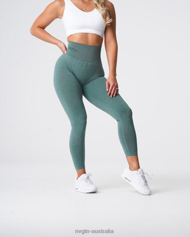 Women NV Seamless Leggings 04060604 Forest Green Fitness NVGTN