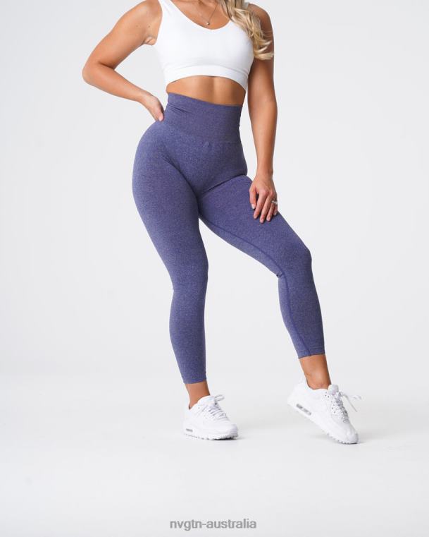 Women NV Seamless Leggings 04060605 Indigo Fitness NVGTN