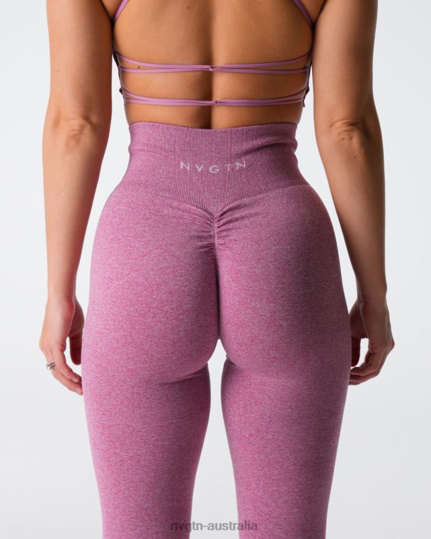 Women Scrunch Seamless Leggings 04060539 Pastel Pink Fitness NVGTN