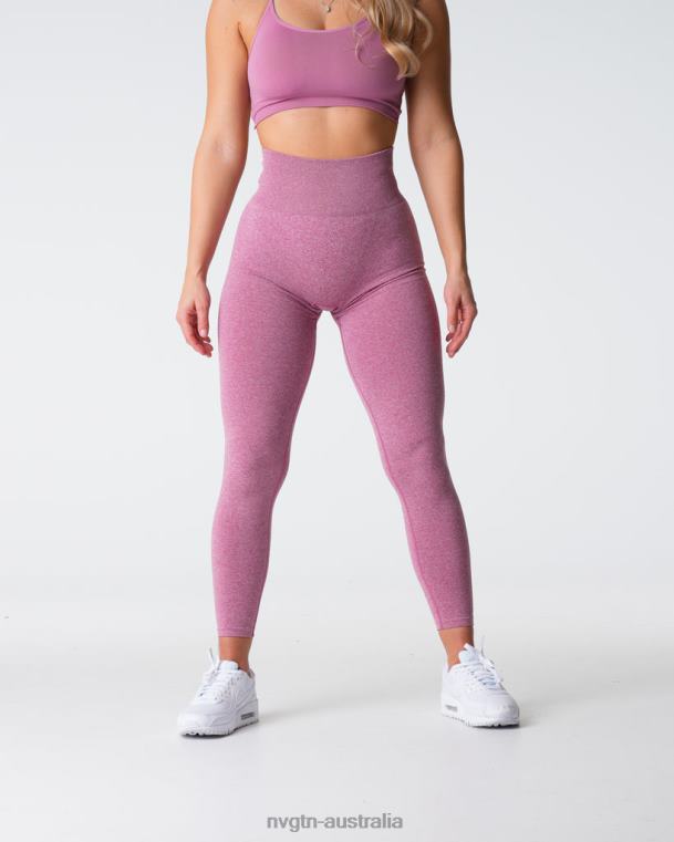Women Scrunch Seamless Leggings 04060539 Pastel Pink Fitness NVGTN