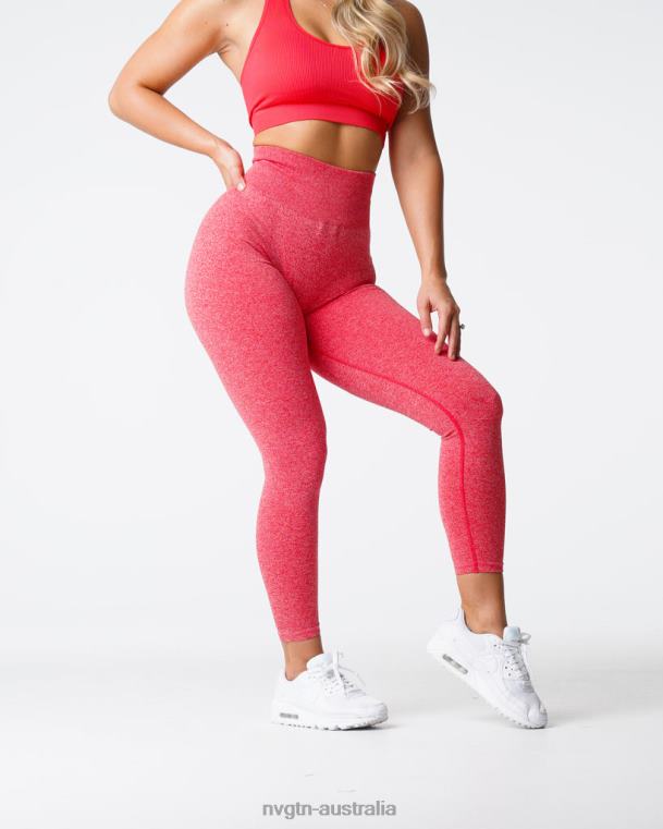 Women Scrunch Seamless Leggings 04060541 Candy Apple Fitness NVGTN