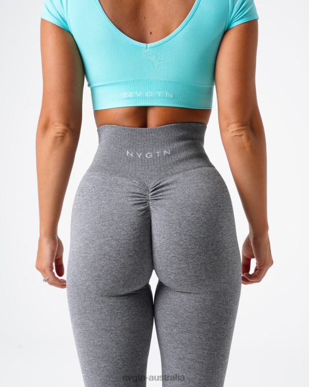 Women Scrunch Seamless Leggings 04060560 Grey Fitness NVGTN