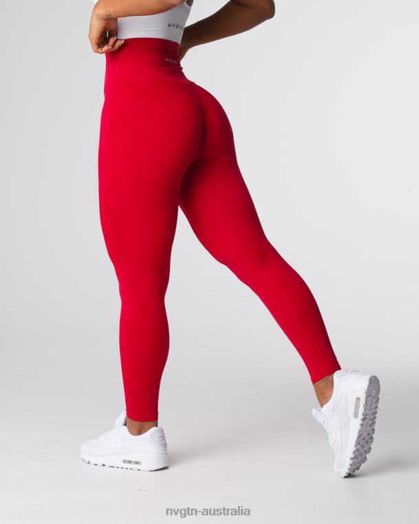 Women Signature 2.0 Leggings 04060551 Red Wine Fitness NVGTN