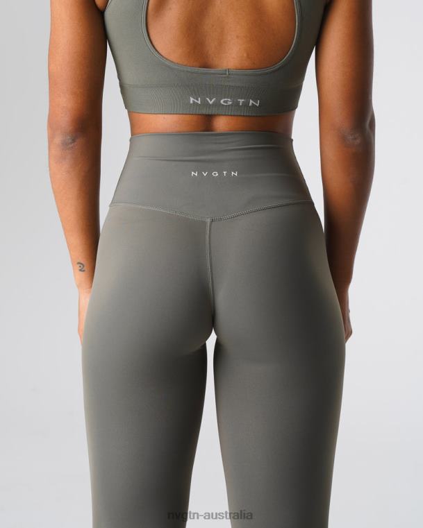 Women Signature 2.0 Leggings 04060567 Khaki Green Fitness NVGTN