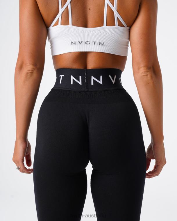Women Sport Seamless Leggings 04060496 Black Fitness NVGTN