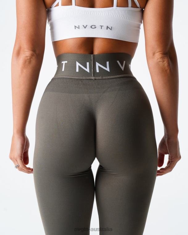 Women Sport Seamless Leggings 04060499 Olive Fitness NVGTN