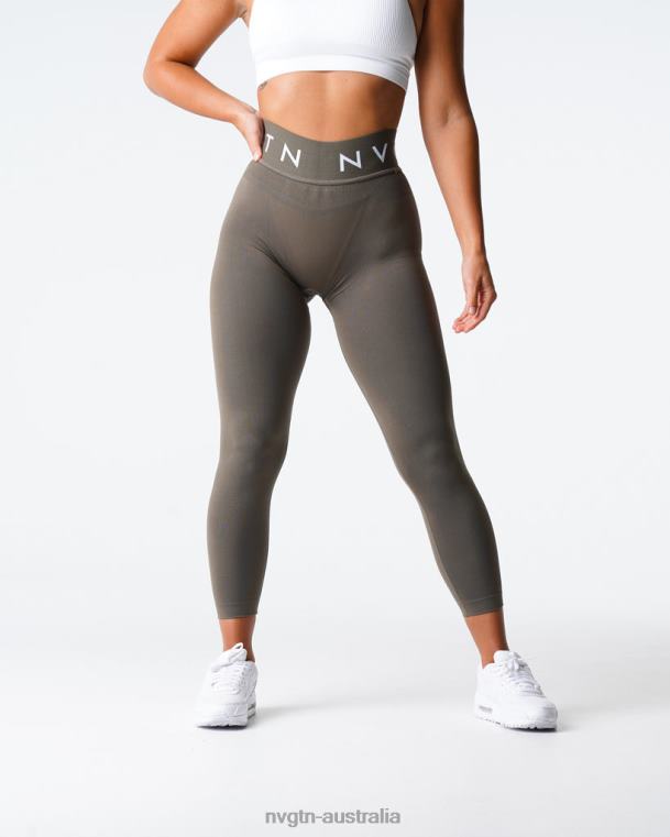 Women Sport Seamless Leggings 04060499 Olive Fitness NVGTN