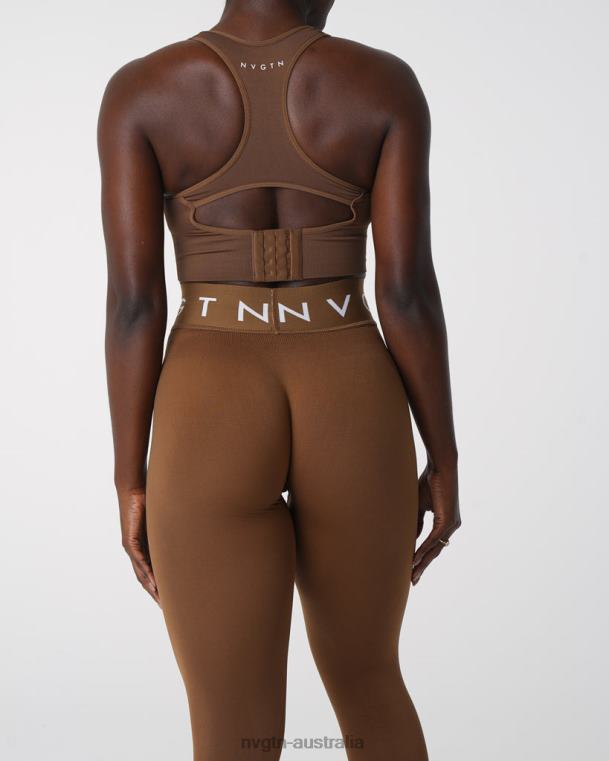 Women Sport Seamless Leggings 04060554 Mocha Fitness NVGTN