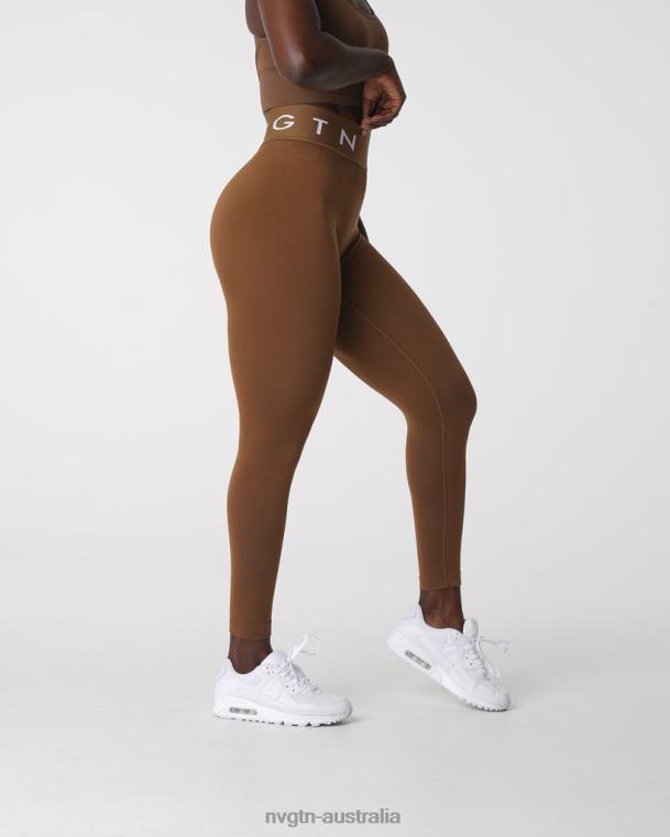 Women Sport Seamless Leggings 04060554 Mocha Fitness NVGTN