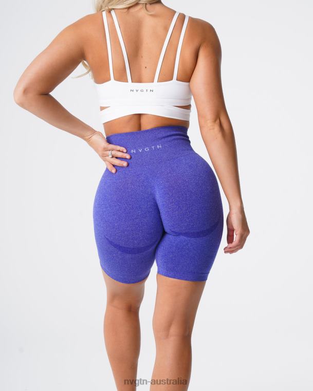 Women Biker Shorts 04060486 Electric Blue Fitness NVGTN