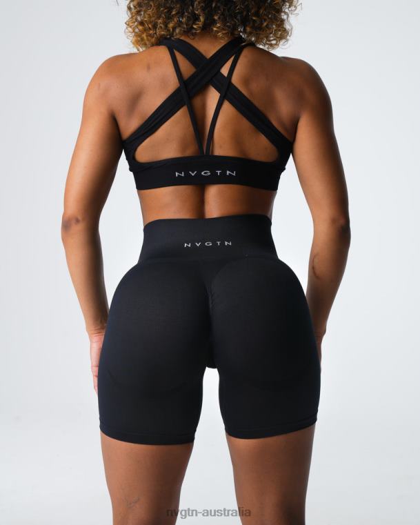 Women Contour 2.0 Seamless Shorts 04060316 Black Fitness NVGTN