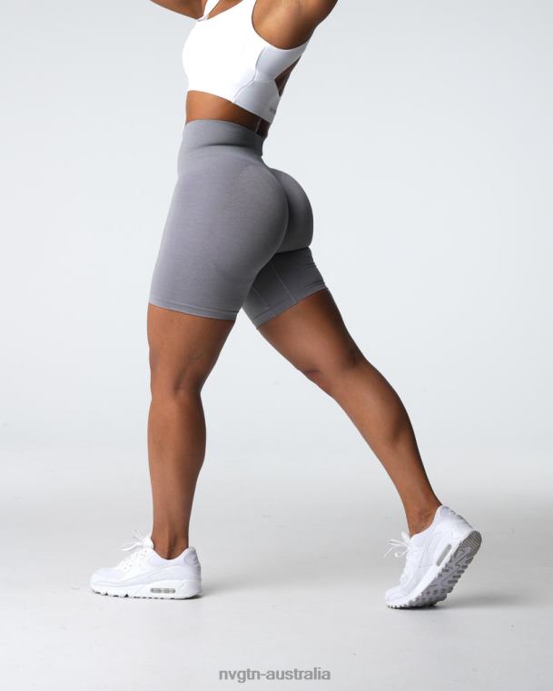 Women Contour 2.0 Seamless Shorts 04060317 Grey Fitness NVGTN