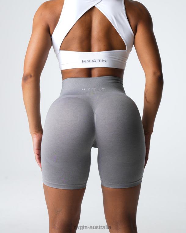 Women Contour 2.0 Seamless Shorts 04060317 Grey Fitness NVGTN
