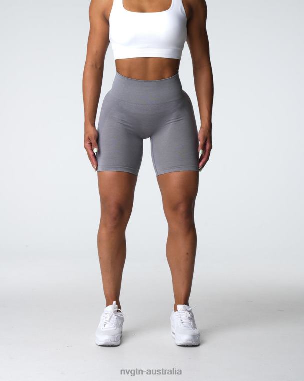 Women Contour 2.0 Seamless Shorts 04060317 Grey Fitness NVGTN