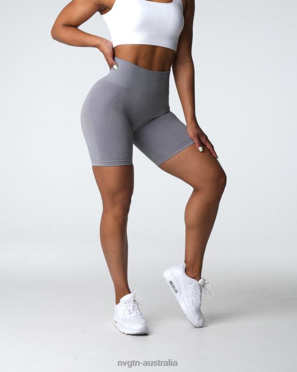 Women Contour 2.0 Seamless Shorts 04060317 Grey Fitness NVGTN