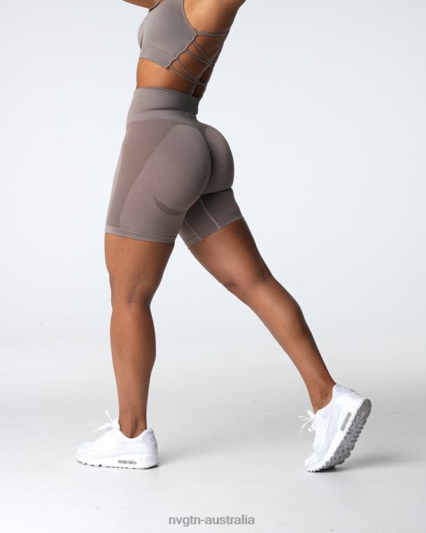 Women Contour 2.0 Seamless Shorts 04060320 Taupe Fitness NVGTN