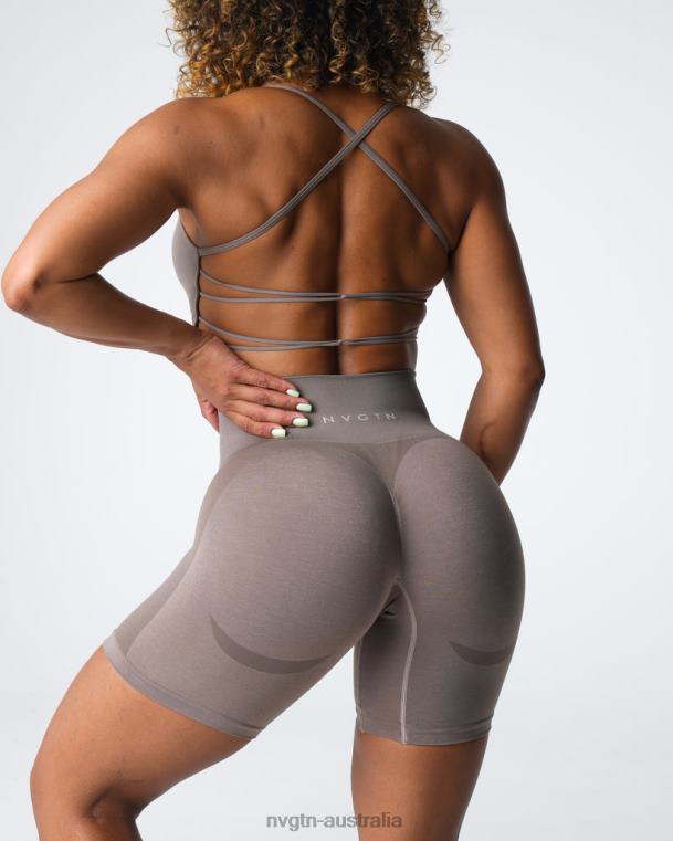 Women Contour 2.0 Seamless Shorts 04060320 Taupe Fitness NVGTN