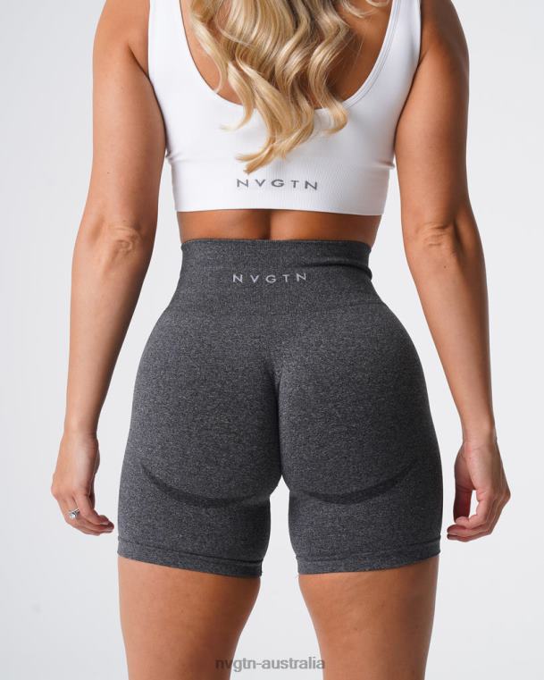 Women Contour Seamless Shorts 04060321 Black Speckled Fitness NVGTN