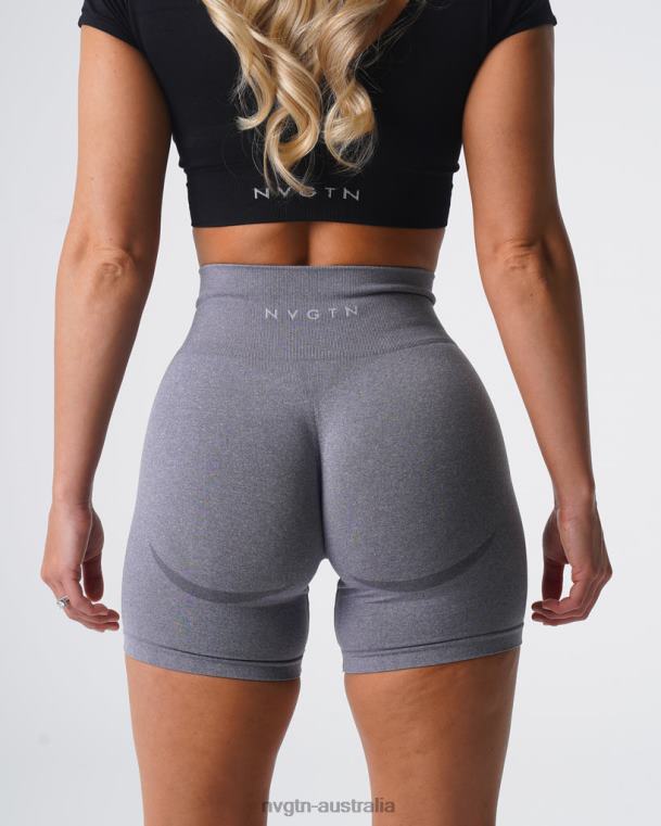 Women Contour Seamless Shorts 04060322 Grey Fitness NVGTN