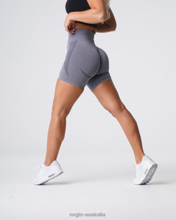 Women Contour Seamless Shorts 04060322 Grey Fitness NVGTN