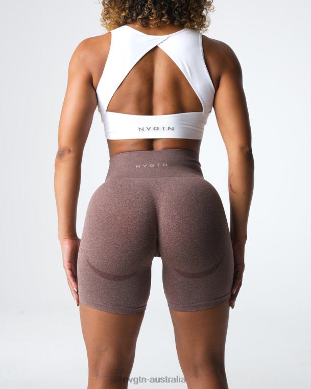 Women Contour Seamless Shorts 04060338 Cocoa Fitness NVGTN