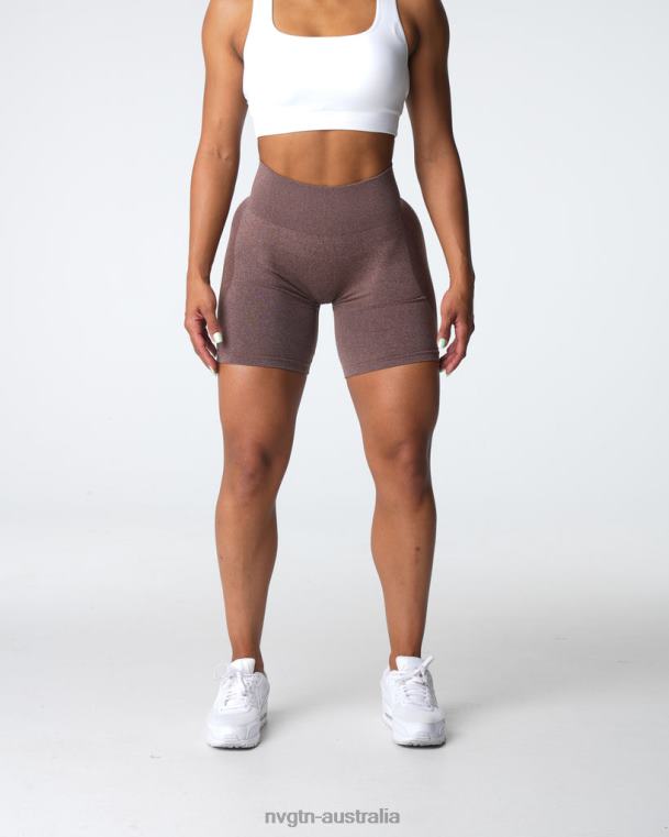 Women Contour Seamless Shorts 04060338 Cocoa Fitness NVGTN