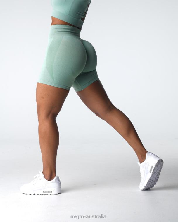 Women Contour Seamless Shorts 04060339 Sage Green Fitness NVGTN
