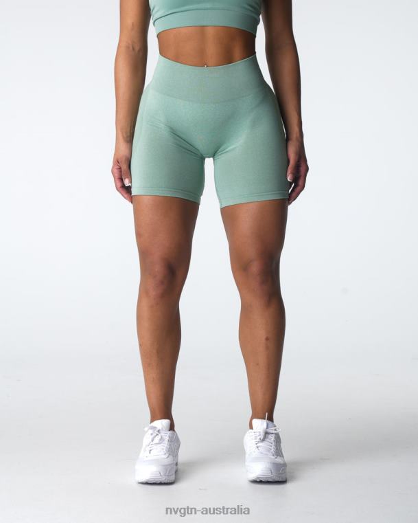 Women Contour Seamless Shorts 04060339 Sage Green Fitness NVGTN