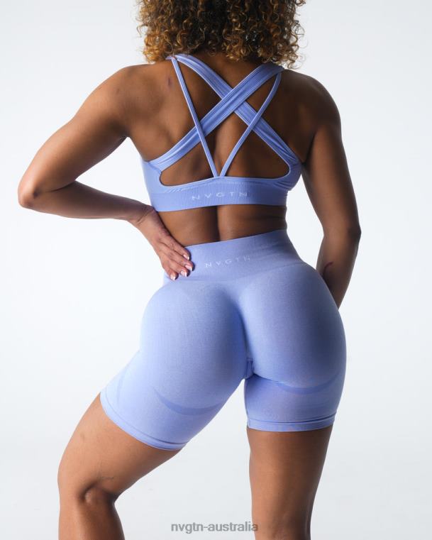 Women Contour Seamless Shorts 04060341 Periwinkle Fitness NVGTN