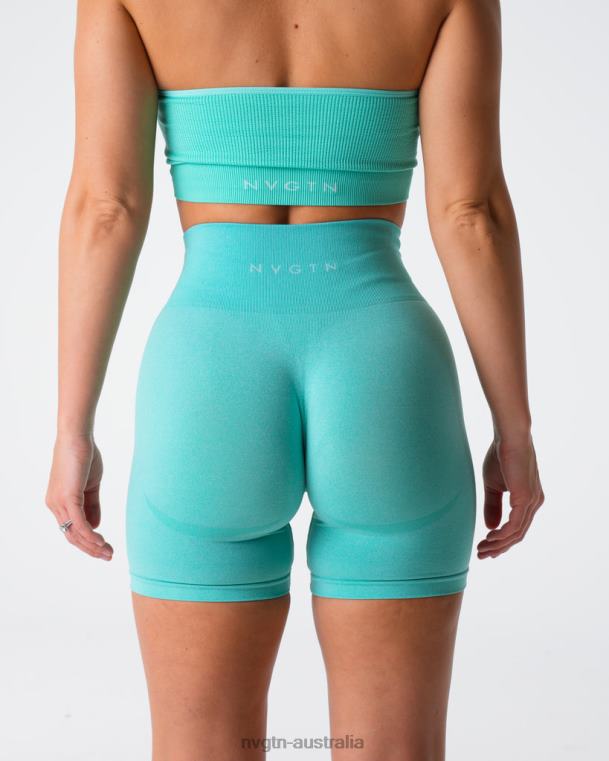 Women Contour Seamless Shorts 04060354 Mint Fitness NVGTN